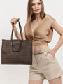 Marie Claire Coffee Women's Shoulder Bag Malvina MC222101389 003