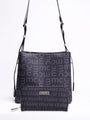 Black Women's Messenger Bag and Wallet Combination Set Tori MC222990294 001