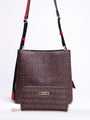 Coffee Women's Messenger Bag and Wallet Combination Set Tori MC222990294 003